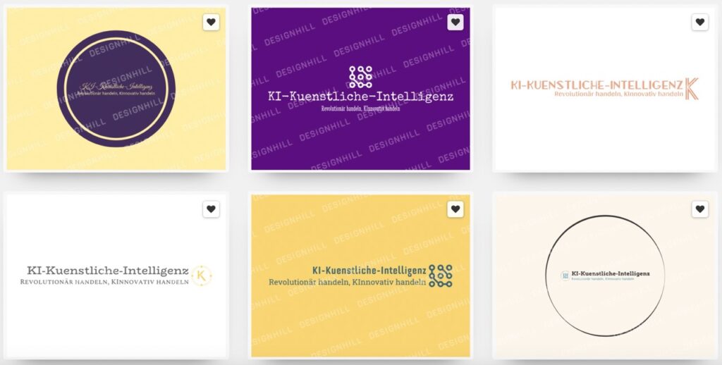 Finales Logo von Designhill Logo KI