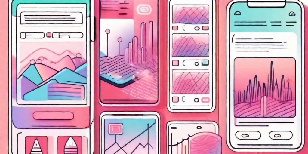 A smartphone displaying an app interface with various ai filters