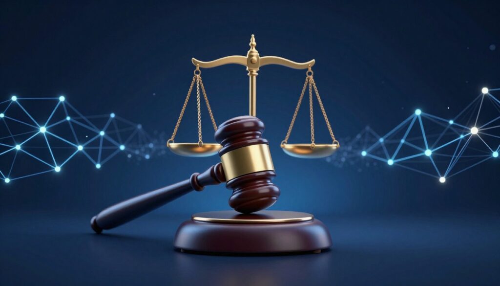 AI legal framework concept