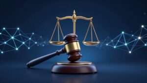 AI legal framework concept