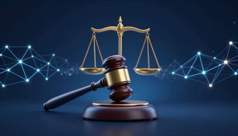 AI legal framework concept