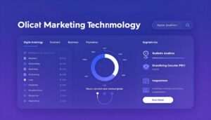 AI marketing technology concept