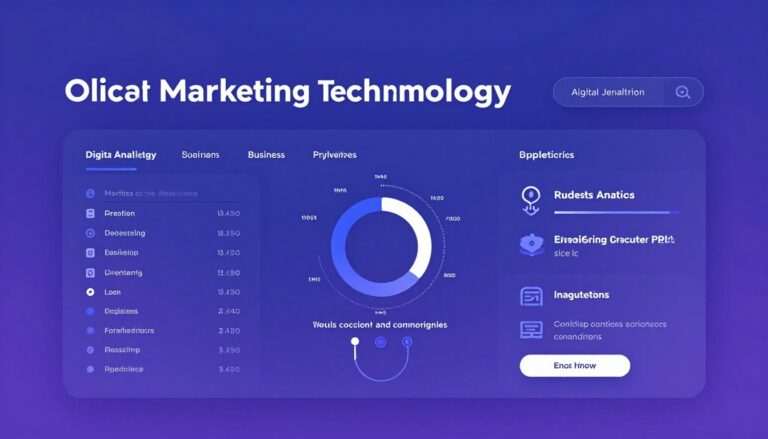 AI marketing technology concept