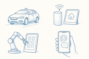 Bild zum Artikel Wo KI im Alltag bereits eingesetzt wird — Praxisbeispiele & Anwendungen