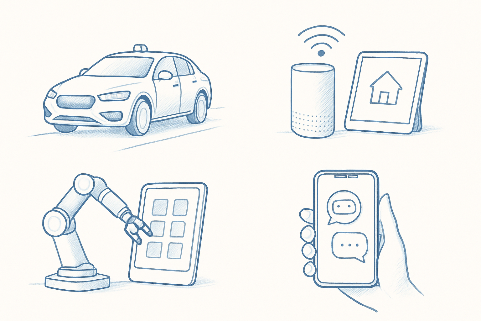 Bild zum Artikel Wo KI im Alltag bereits eingesetzt wird — Praxisbeispiele & Anwendungen