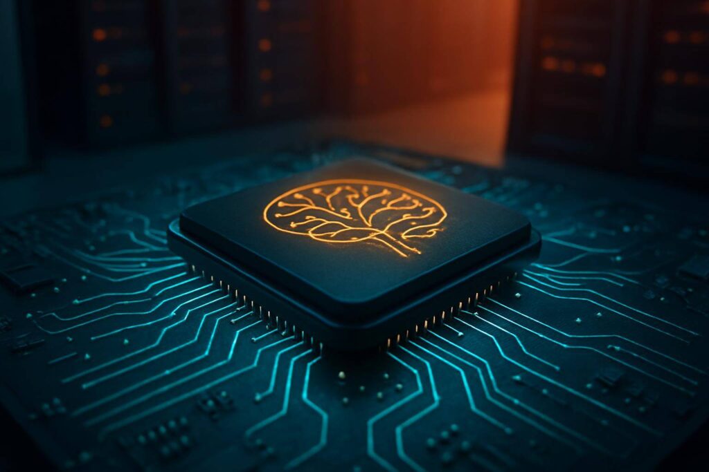 Neuromorpher KI-Chip als Hoffnung gegen hohen Stromverbrauch in Rechenzentren.