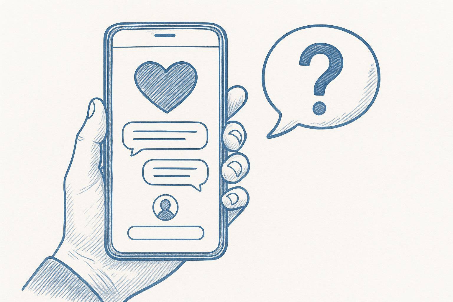 Bild zum Artikel Wie kann ich gute Fragen beim Online-Dating stellen?
